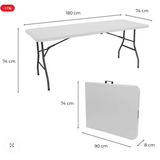 Screenshot 2025-08-17 at 16-39-17 Table 180x70x74 white fold in half best 6ft option.webp