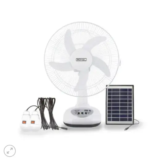 VENTILADOR RECARGABLE SOLAR 16" ROYAL